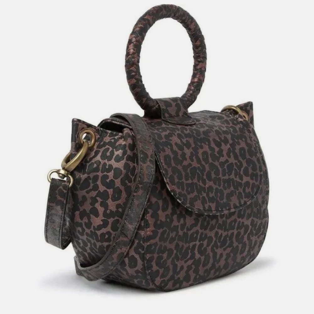 NWOT Frye Maddie O Ring Leopard Handbag